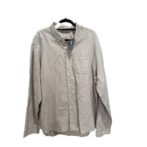 New Michael Bastian Shirt Size XXL Button Down Linen Cotton $148